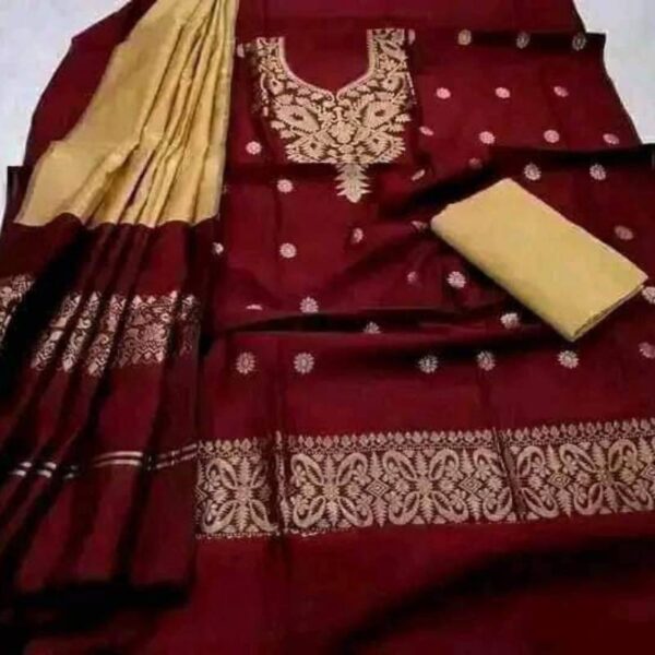 জামদানি থ্রি-পিস